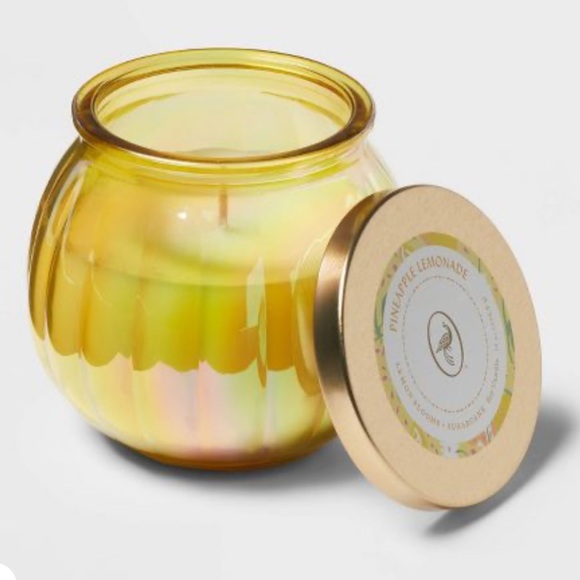 Opalhouse Accents New Pineapple Lemonade Candle Round Depression
